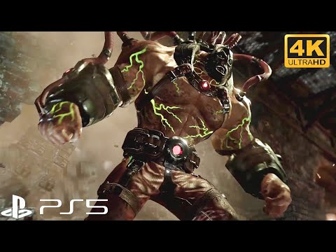 Batman vs Bane Boss Fight - Batman Arkham Asylum PS5 (4K HDR)