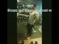 Biceps and triceps superset workout