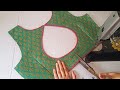 Simple And Easy Boat Neck Blouse Design Cutting And Stitching Back Neck Blouse Design Blouse