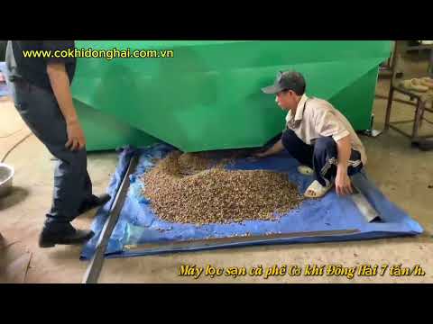 Máy lọc sạn, tách đá cafe thóc 7 t/h đi Sơn La