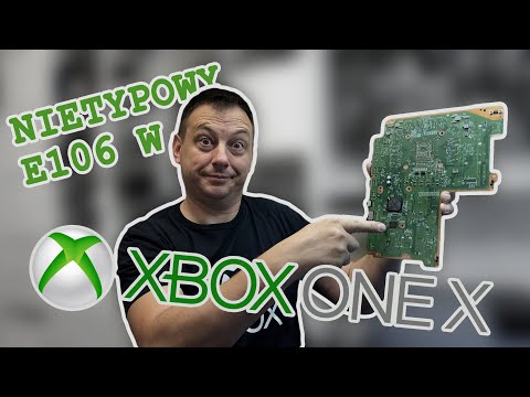 Xbox One X z błądem E106, wadliwe eMMC? Naprawiamy.