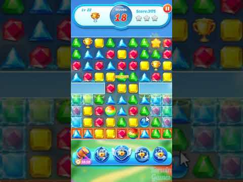 Jewel Crush Level 22 - No Boosters ★★★