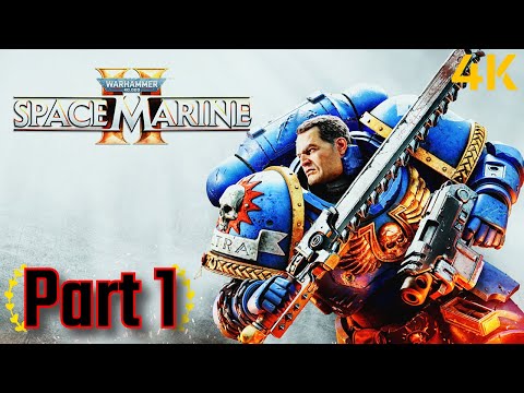 Warhammer 40K Space Marine 2 4K PS5 Gameplay/Walkthrough Part 1 (FULL GAME)
