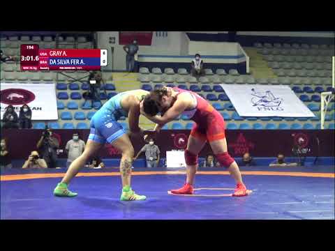 Round 5 WW - 76 kg: A. GRAY (USA) v. A. DA SILVA FER (BRA)