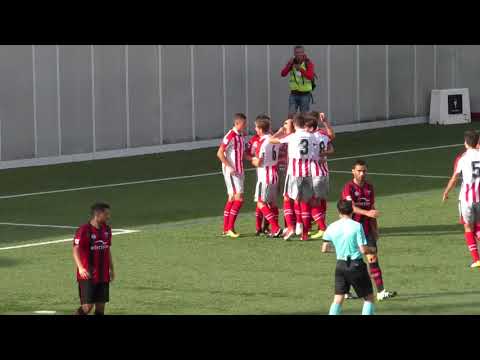 Segunda B 2017-18. Goles Arenas Club 2 - Bilbao Athletic 2