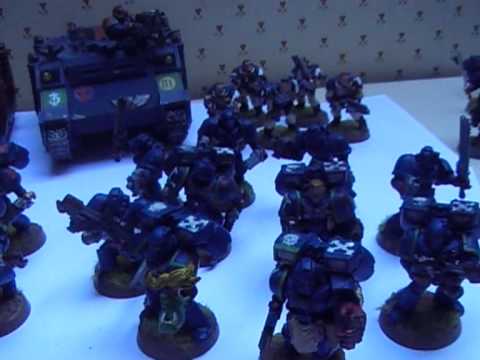 Crimson Fists Fast Attack and transports.