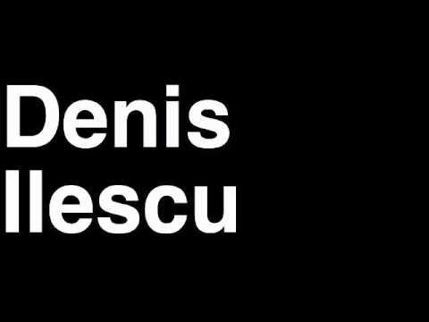 How to Pronounce Denis Ilescu FC Dacia Chisinau Football Goal Penalty Kick Yellow Red Card Injury