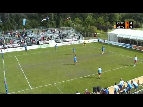 2011 Faustball WM - Zwischenrunde Kremsmünster - Spiel Nr. 34: Serbien - Japan