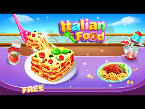 Cheese Lasagna Cooking -Italian Baked Pasta Game Video