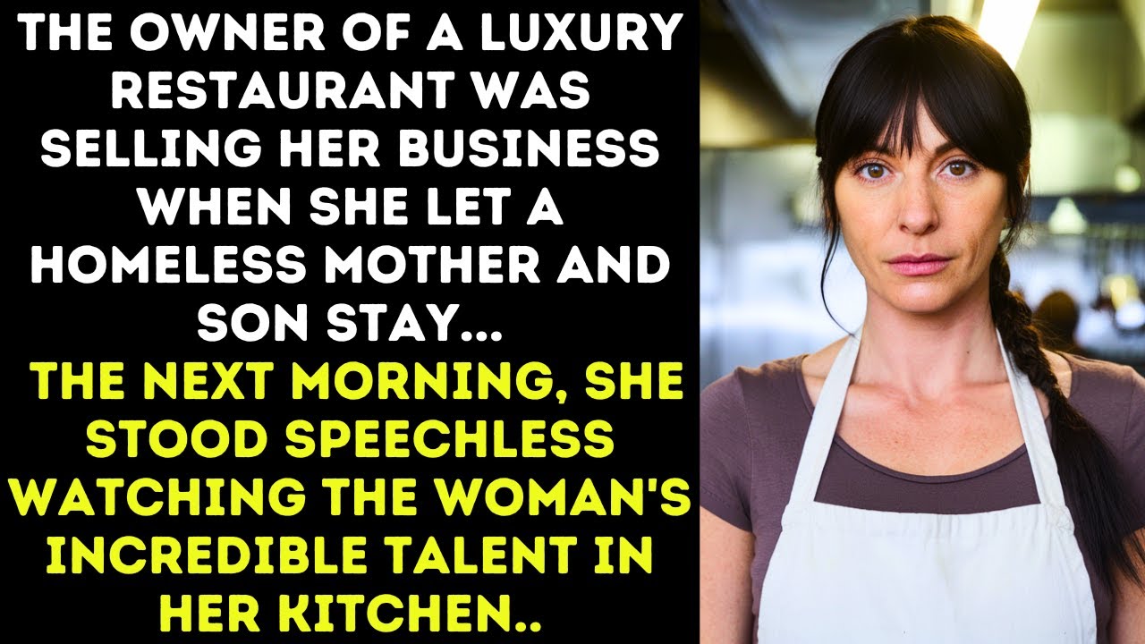 Restaurant Owner Let Homeless Mother Stay. Next Day, She Discovered Her Amazing Gift...