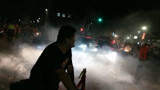 2o19年4月1o日大甲媽祖32週年前往新港奉天宮遶境進香駐進奉天宮沿途盛況。(1)