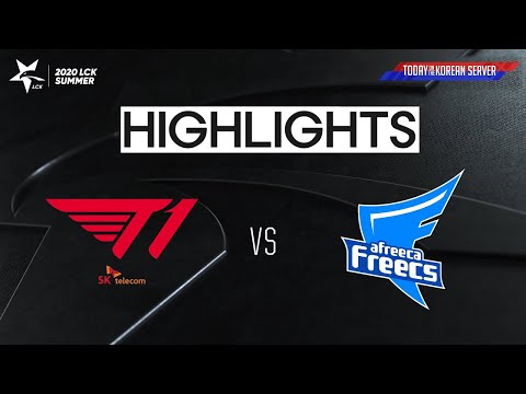 Afreeca vs T1 - HQ Highlights - LCK Summer 2020 Playoffs