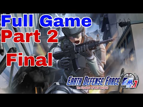 Earth Defense Force 4.1 Full Playthrough (Hard) Part 2