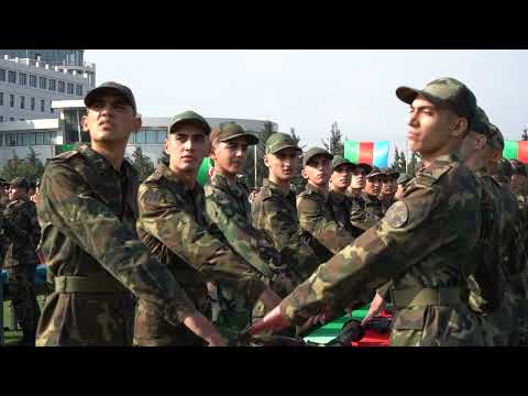 FHN-in Akademiyasında gənc kursantların hərbi andiçmə və məzunların buraxılış mərasimi keçirilib