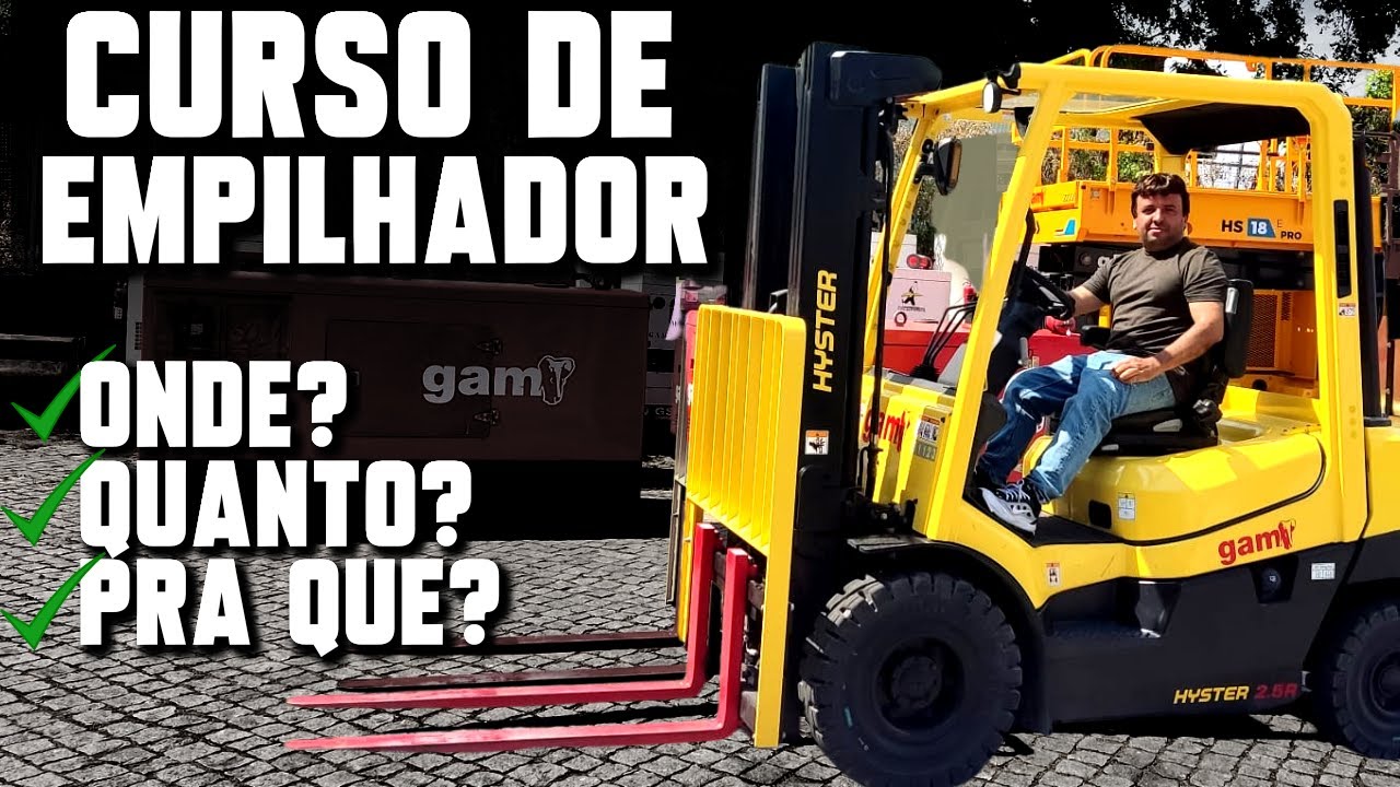 Curso de Empilhadeira em Portugal - Saiba porque você precisa