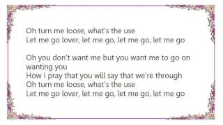 Wanda Jackson - Let Me Go Lover Lyrics