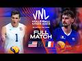 5 Sets Battle For Semi Final Spot USA Vs France Quarter Finals VNL 2023