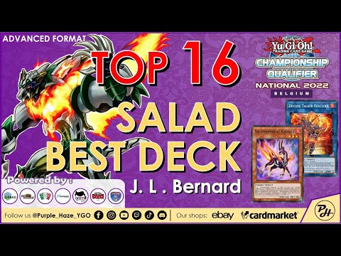 Yu-Gi-Oh! | TOP 16 | 2022 National: Belgium 🇧🇪 | Salamangreat | by J. L. Bernard