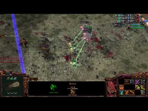 Starcraft 2 Arcade: Desert strike euro Mass Roach + Hydralisk