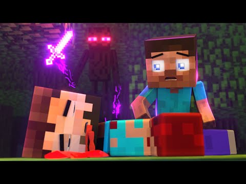 Sancho Animation - The minecraft life of Steve and Alex | Monster with purple eyes | Minecraft animation