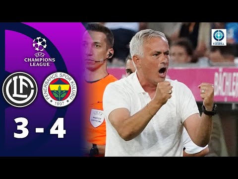 Torspektakel bei Mourinho-Debüt! Dzeko schnürt Dreierpack | FC Lugano - Fenerbahce Istanbul