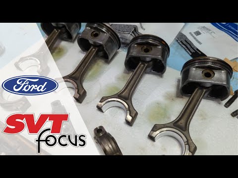 SVT Focus Rods and Pistons Installation -- Finished Short Block