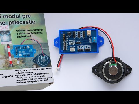 Video Elektronika pro automatický železniční přejezd se zvukem - PeLi RC004A1