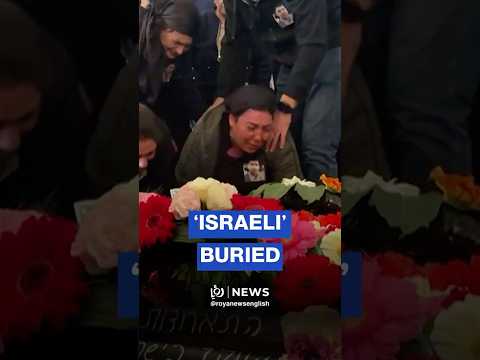 Funeral held for 'Israeli' Killed in Iranian missile strike on Yehud