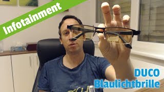 Infotainment: Duco Optik Blaufilterbrille Blaues Licht und UV Schutzbrille