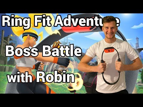 Ring Fit Boss Battle with Robin