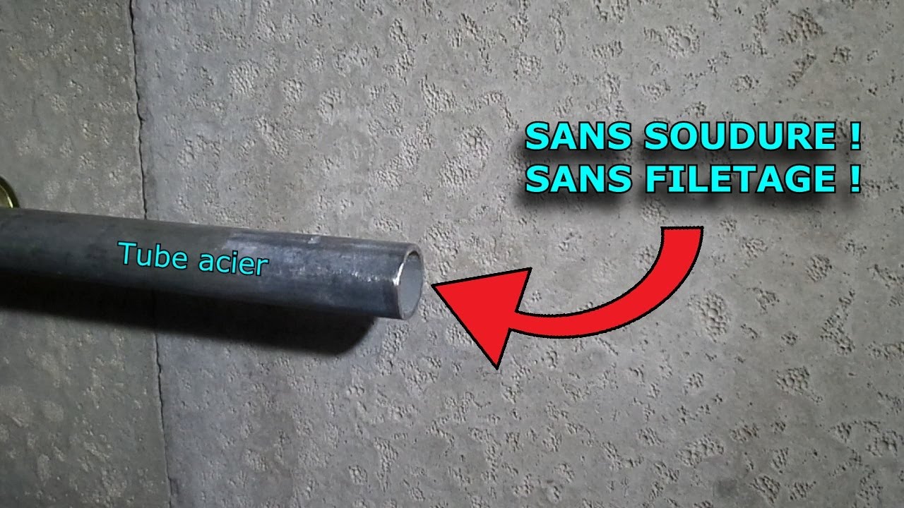Comment raccorder un tube acier à du PE sans soudure ni filetage 