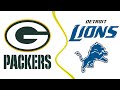 🏈 Detroit Lions vs Green Bay Packers NFL Game Live Stream 🏈