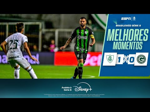 Gols e lances de América-MG x Goiás