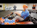 Super Fast Go Karts Engines And Numbers With Blippi Learning Videos For Kids