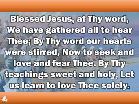 Blessed Jesus at Thy Word
