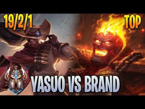 Yasuo Top vs Brand - Challenger 10.22