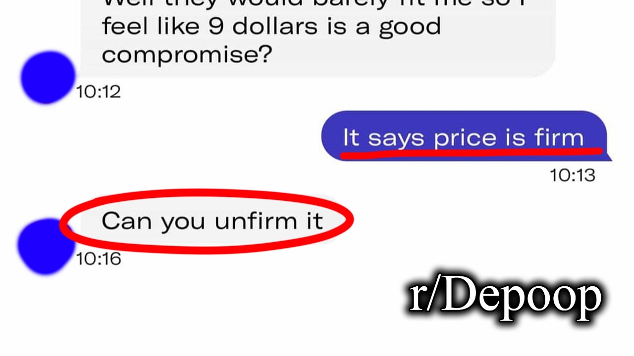 the insane users of depop