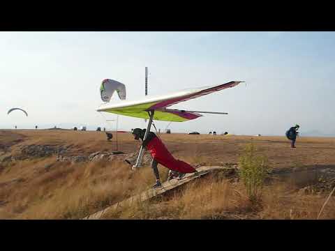 Ala Delta - Despegues y aterrizajes en la Muela - Hang Gliding