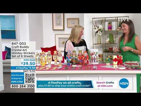 HSN | Suzanne Gets Crafty - Merry Craftsmas 07.25.2023 - 08 PM