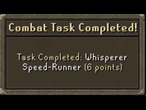 Grandmaster Whisperer Speed Task CA Example - No Zcb (OSRS)