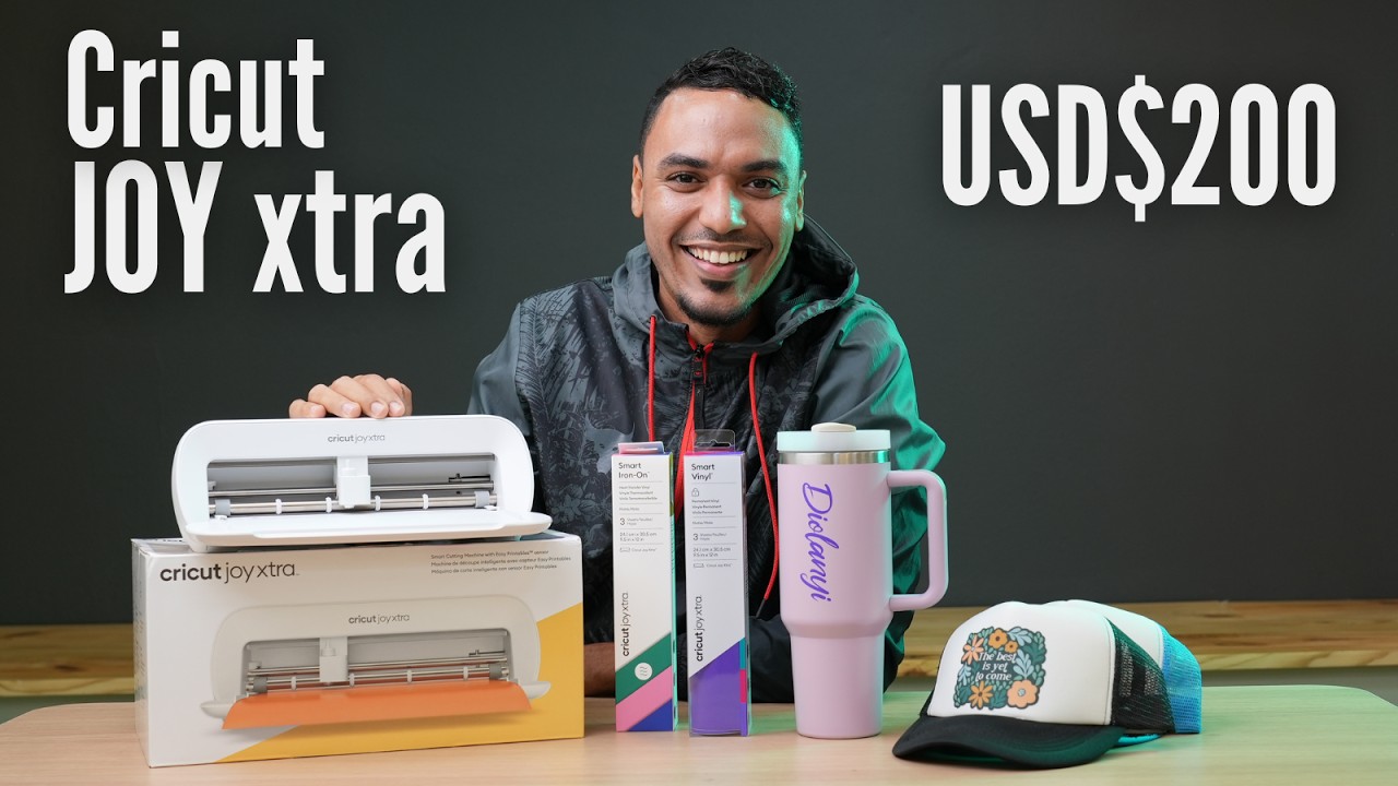 Inicia tu negocio de Personalizados con CRICUT JOY XTRA #stickers #tumblr #vinilotextil