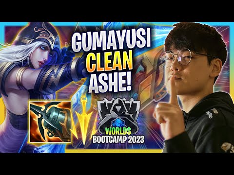 GUMAYUSI IS SUPER CLEAN WITH ASHE! - T1 Gumayusi Plays Ashe ADC vs Kalista! | Bootcamp 2023