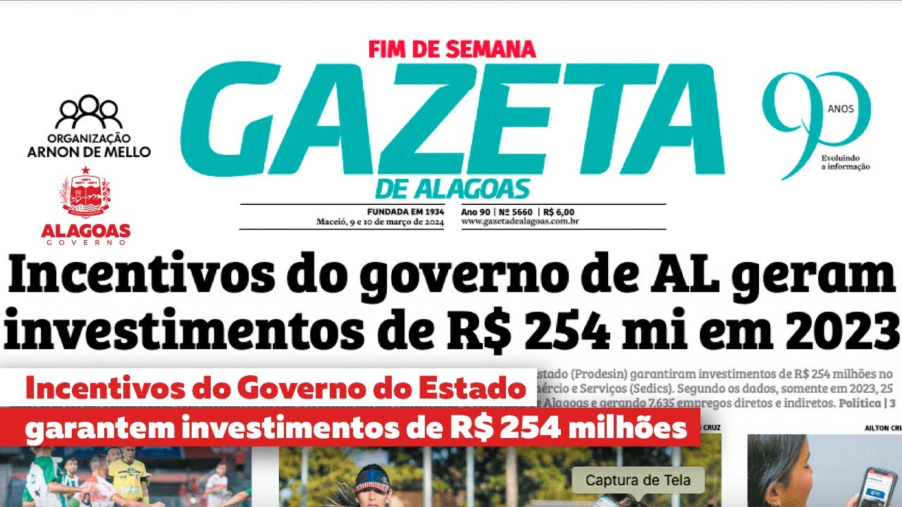 Incentivos do governo do Estado garantem investimentos de R$ 254 milhões.