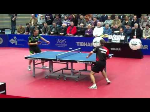 TT Champions League VF 2012 - 1. FC Saabrücken vs. Niederösterreich -  B. Steger vs. W. Schlager