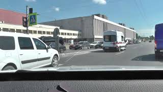 Круговой Перекресток в Русском стиле...Хрен прокатит !!! Сдача на Права в ГИБДД.
