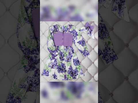 Платье девочке Маринка софт 110 116 сиреневый с белым - фото 1 - id-p2496501838