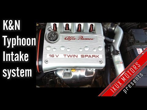 ALFA ROMEO 147 1.6 with K&N Typhoon air system