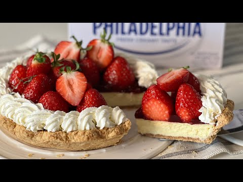 동화속에 나오는 딸기 크림치즈 파이 만들어서 봄 파티 with 필라델피아 크림치즈