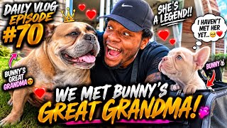 I FINALLY MET BUNNY’S GREAT GRANDMA!! 😱🐶❤️ SHE’S A LEGEND! 👑🔥 | V