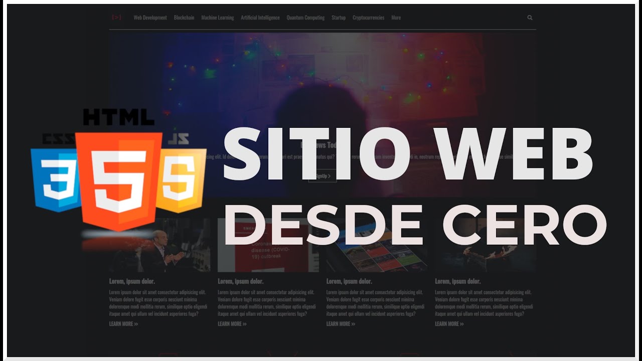 Sitio Web con HTML, CSS y Javascript (Flexbox, CSS Grid y ScrollReveal) | Technews